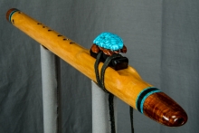 Hawaiian Sandalwood Native American Flute, Minor, Mid F#-4, #J37H (3)
